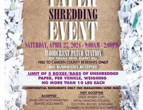 Free Paper Shredding Event TODAY, 4/27/24